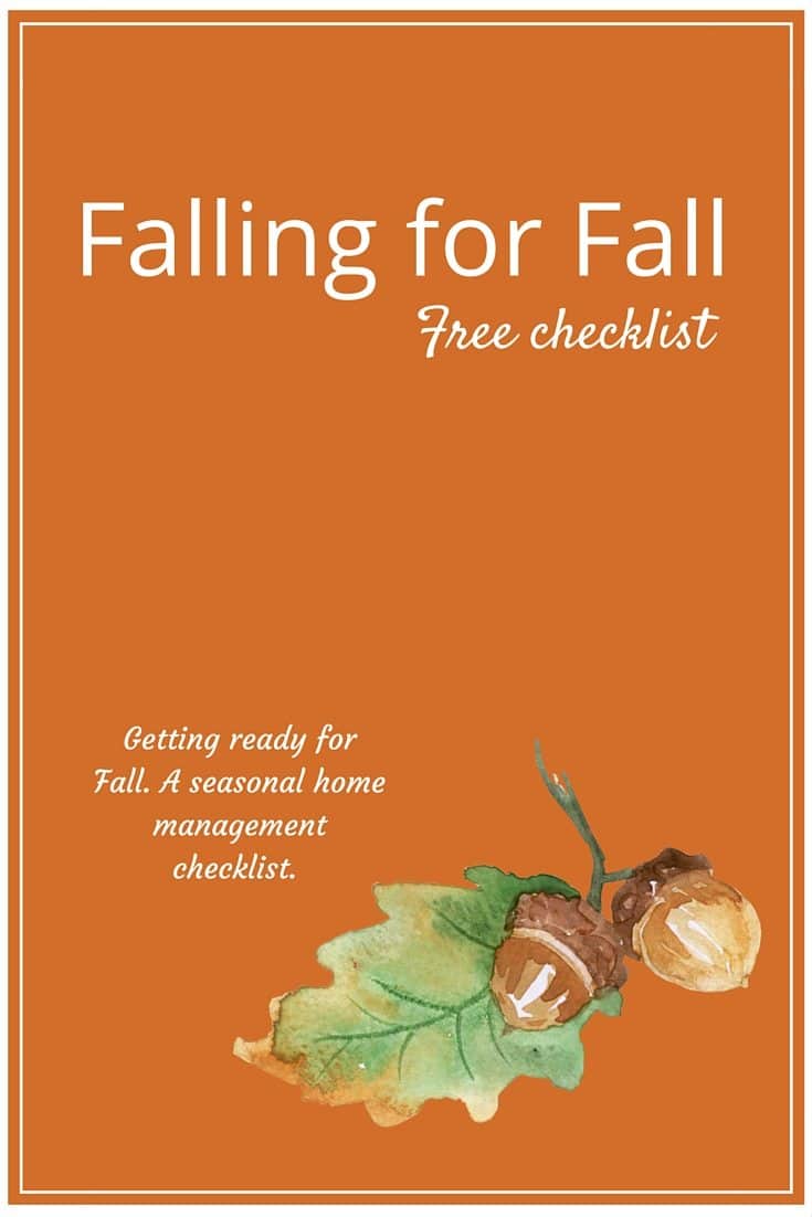 Falling For Fall Seasonal Home Maintenance Checklist