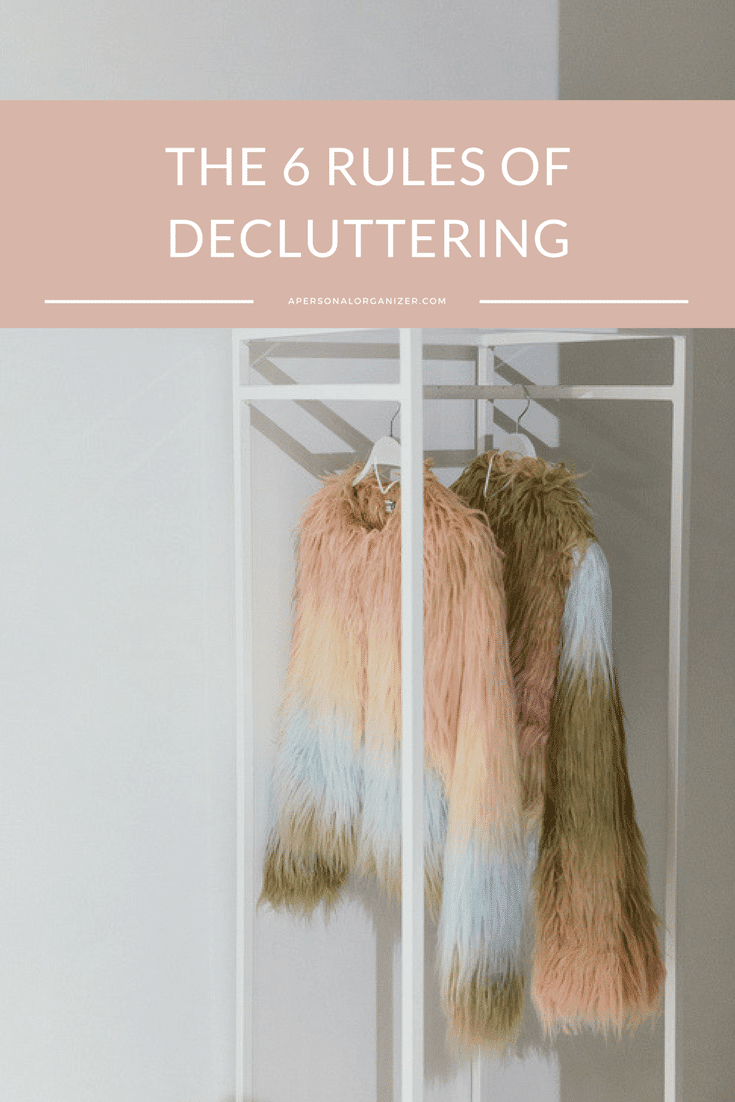 Decluttering is a key element for your success. Consider these six rules of decluttering to help you take steps toward living a clutter-free life.