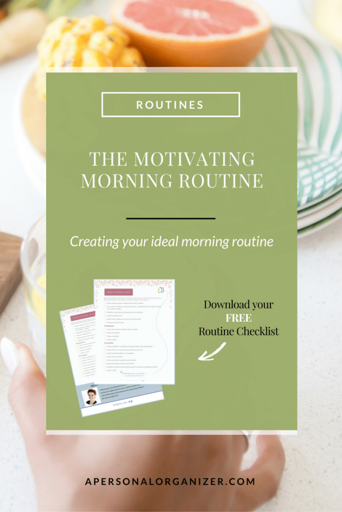 The motivating morning routine.