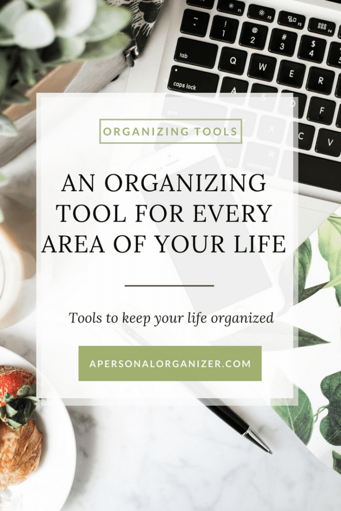 An organizing tool for every area of your life.