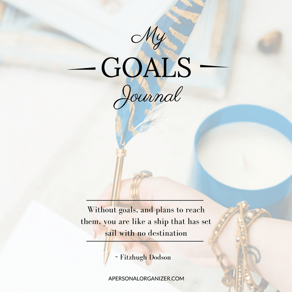 Shop My Goals Planner - A Personal Organizer
