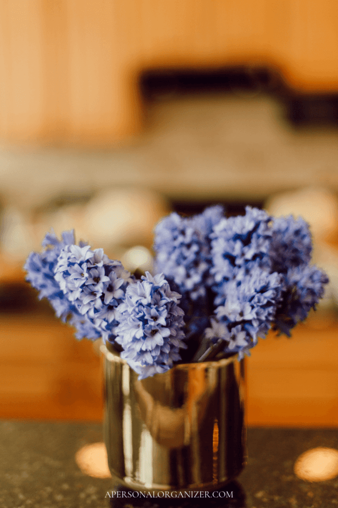 Prepare your flower arrangements the night before.