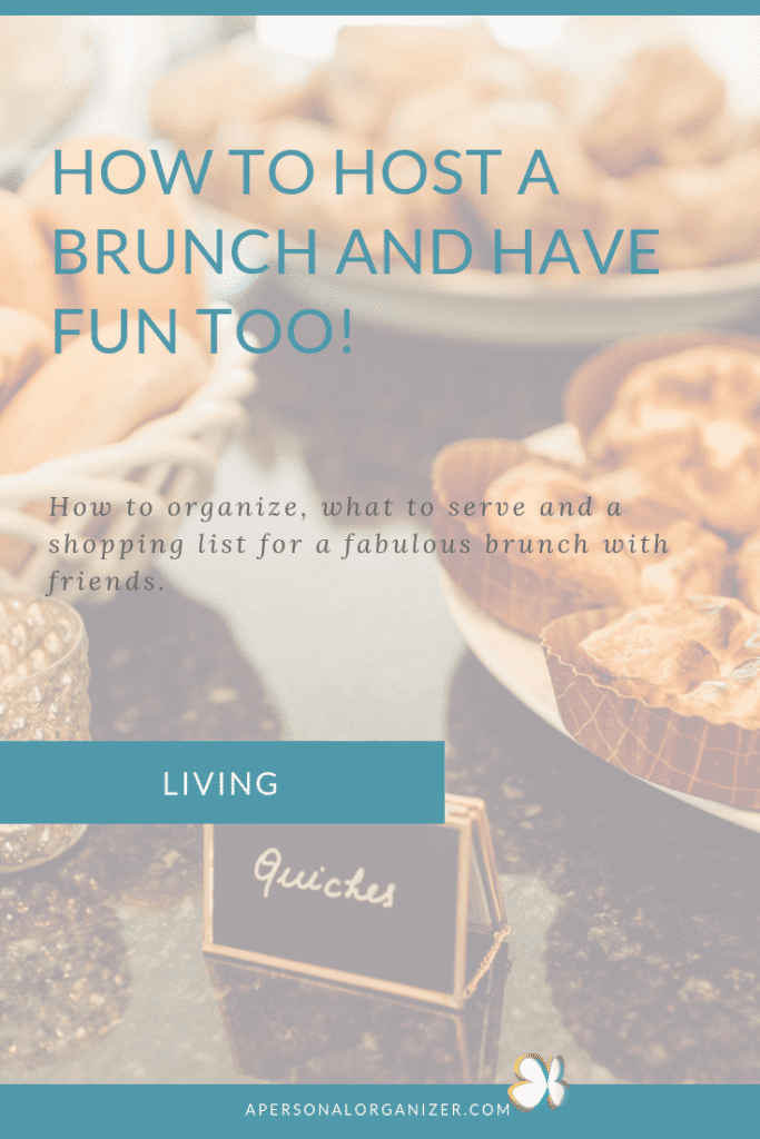 How to host a brunch.