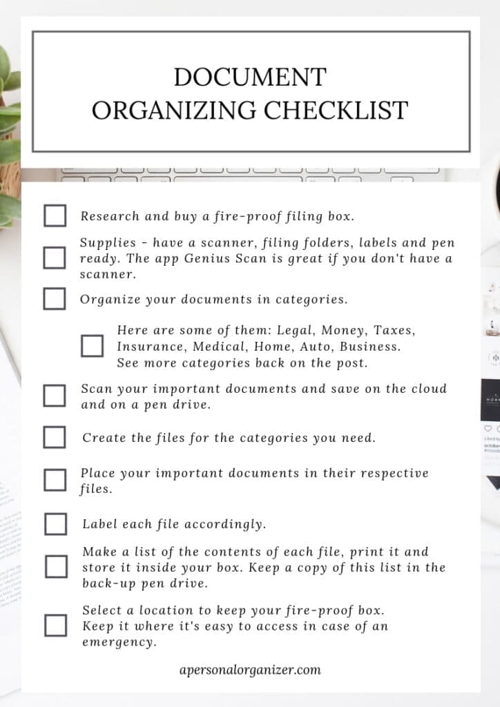 How to Organize Your Files & Documents