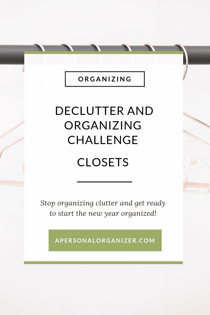 closet organizing checklist
