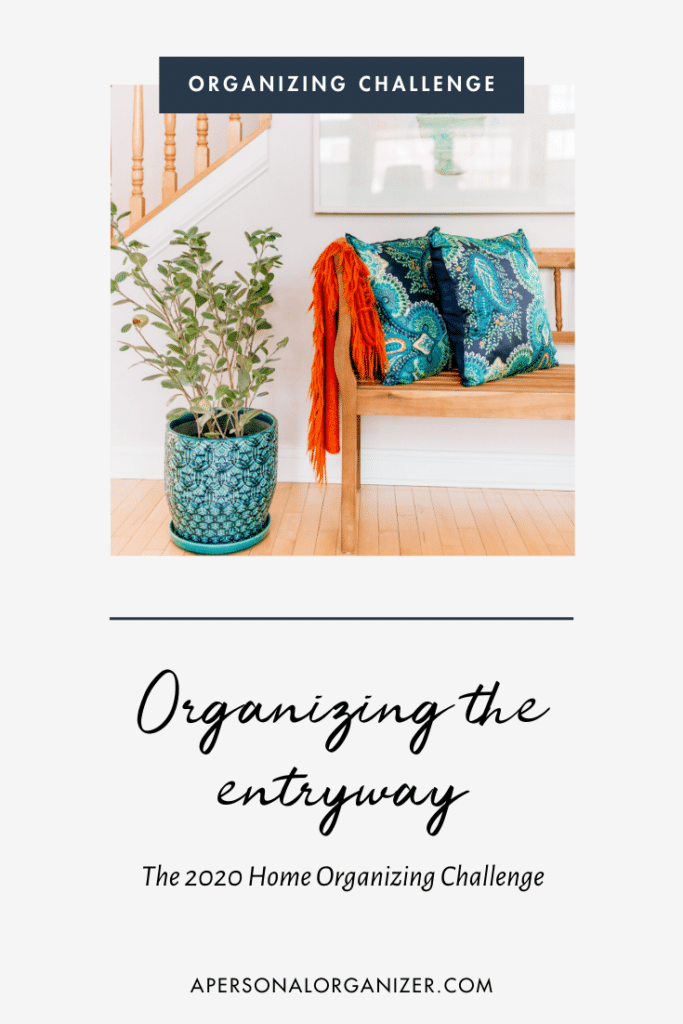 organizing the entryway
