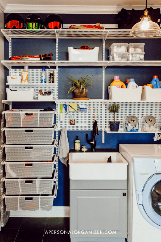 laundry room organizing tips